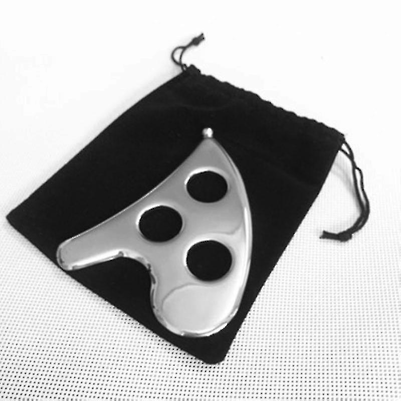 Raschiatore in acciaio inossidabile Spa Fisioterapia Massaggiatore Corpo Gua Sha Board Raschietto facciale portatile Agopuntura Piastra di massaggio