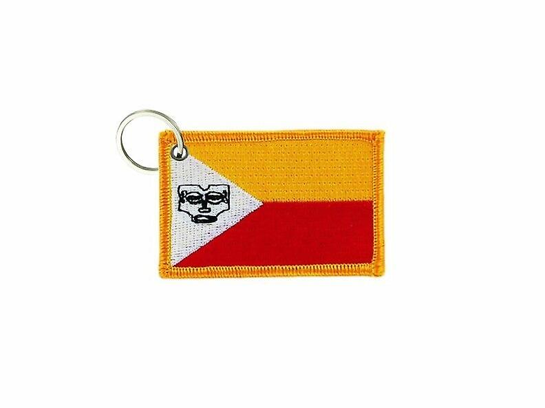Cle Cles Key Brode Patch Ecusson Badge Flag Marquises Polynesie