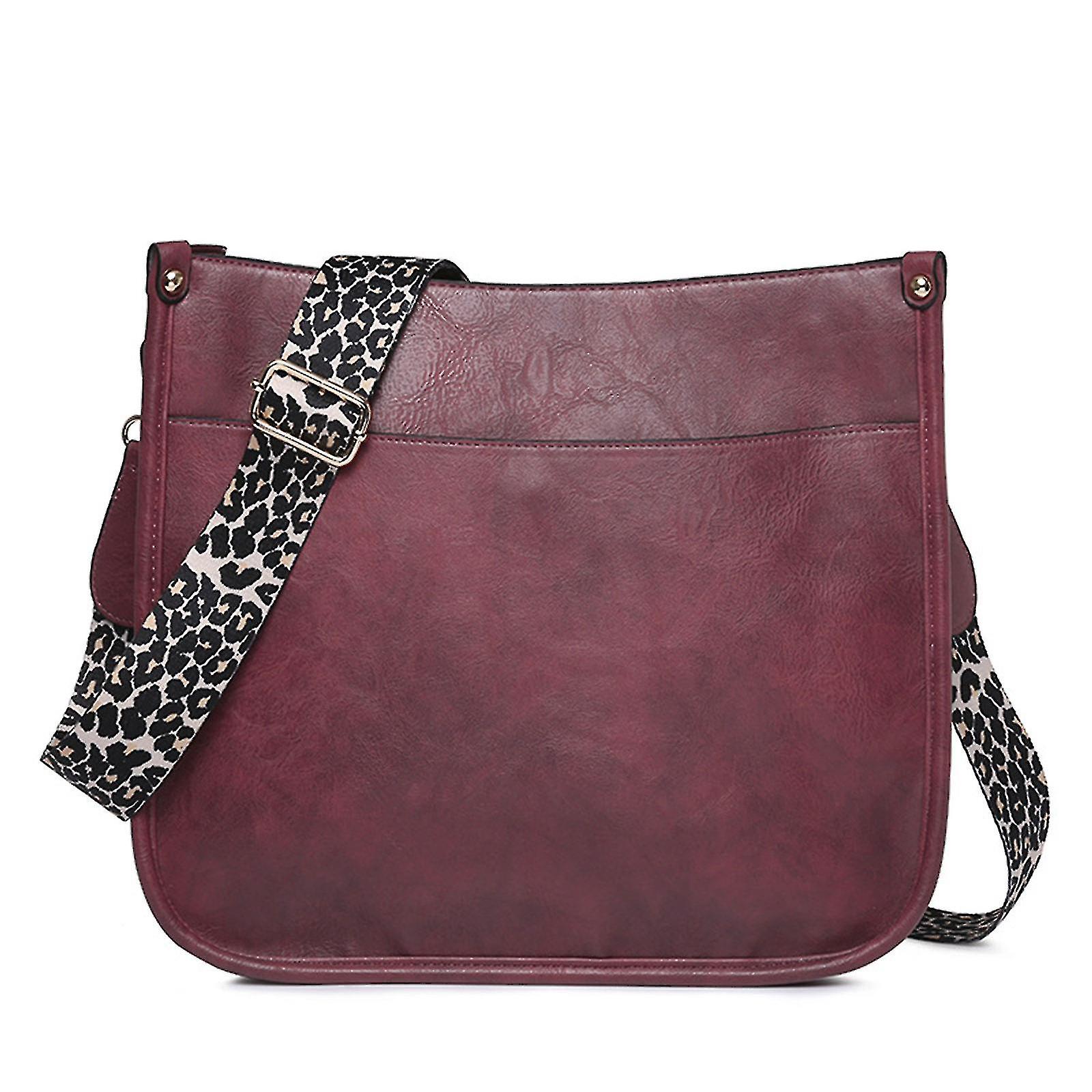 Wohegyy Women's Crossbody Bag - Soft PU Leather Shoulder Purse With Zipper, Black, For Shopping & Travel - View #11