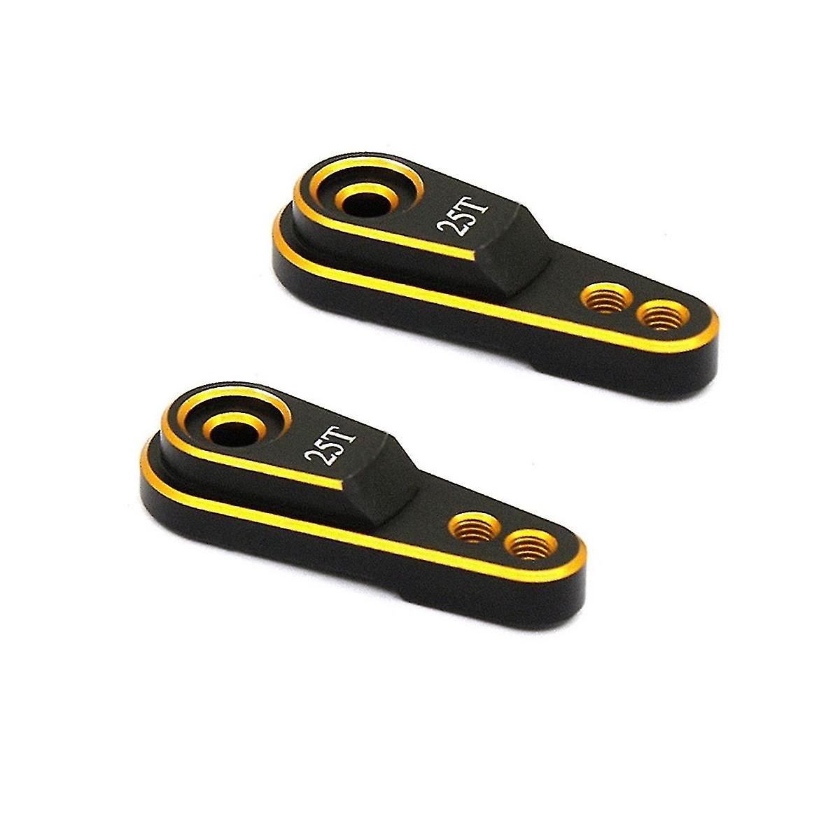 2pcs Metall 25t Servoarm Servohorn für 1/10 Rc Auto Boot Futaba Savox Powerhd Axial Scx10 Teile, 2