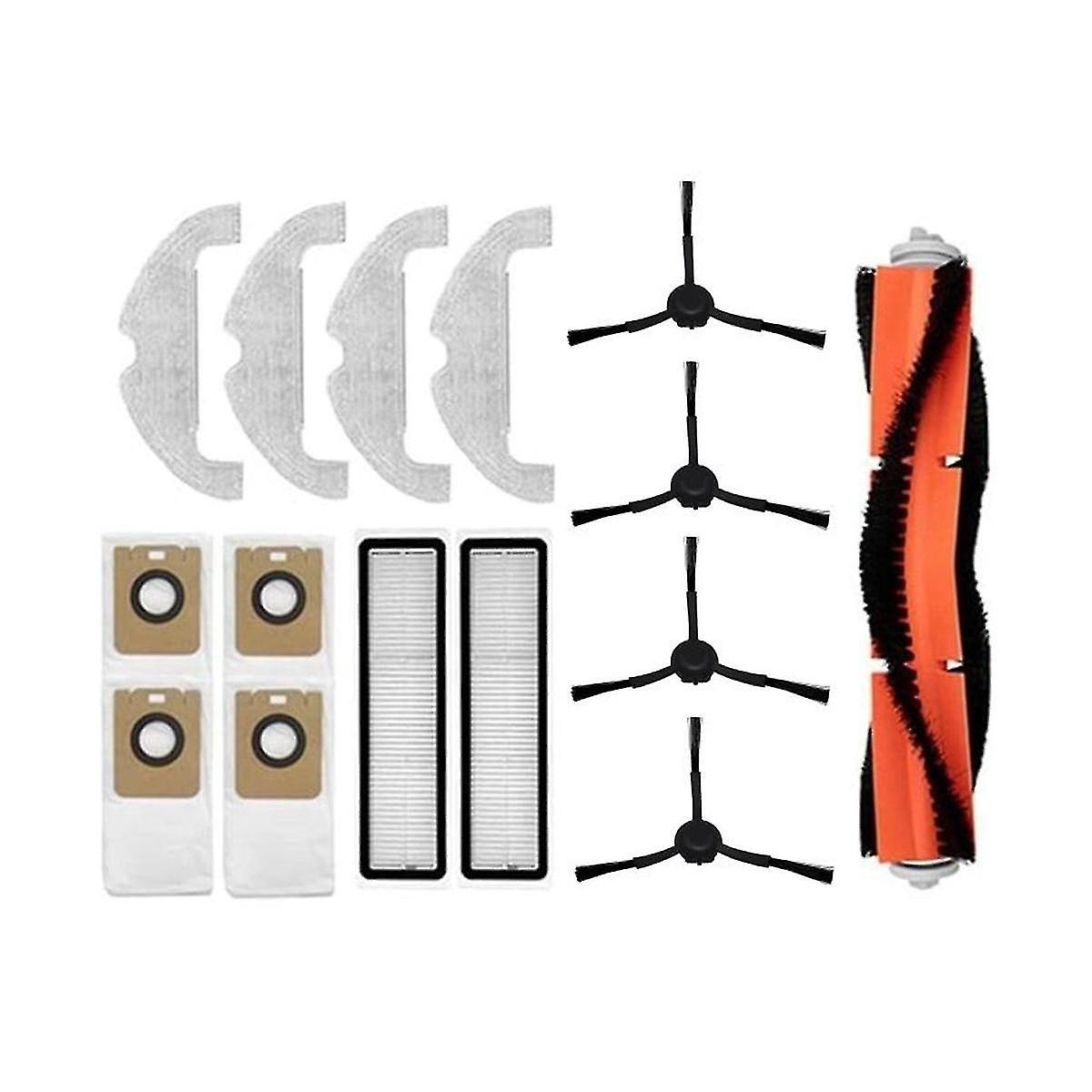 Vacuum Cleaner Kit Main Brush Side Brush Hepa Filter Mop Dust Bag For Bot L10 Plus/d10 Plus Rls3d