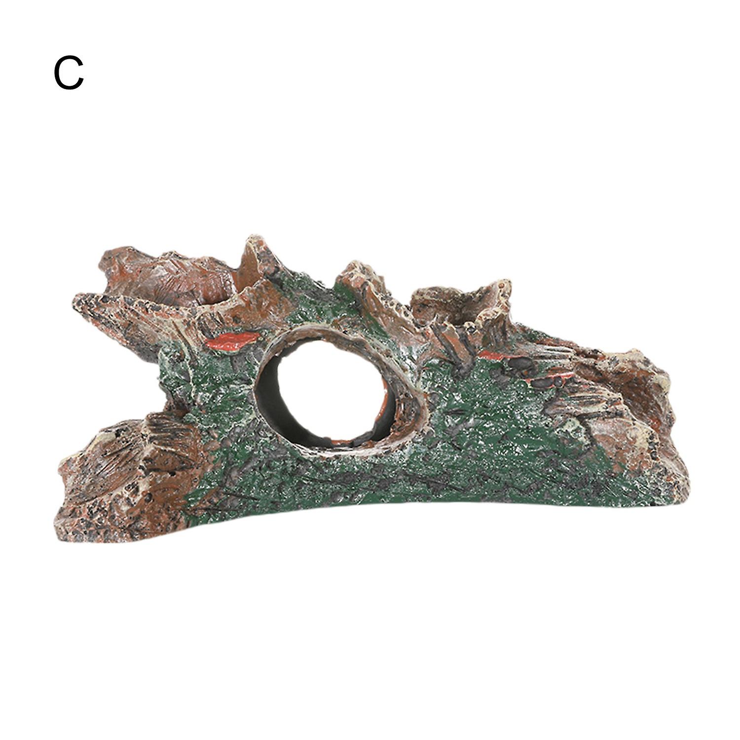 Artificial Tree Root Resin Crafts Simulation Driftwood Hiding Cave Fish Tank Ornament Aquarium Lands