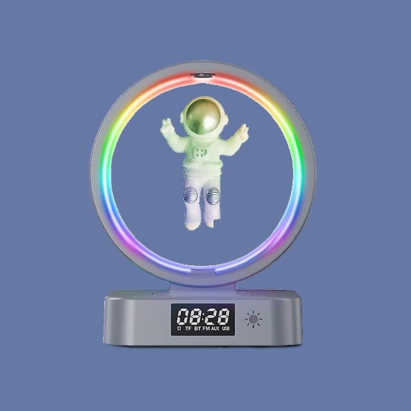 Astronaut Bluetooth Speaker ,Style: Silver Clock Model Silver Clock Model