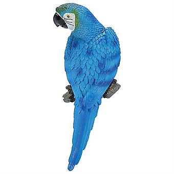 Hanging Parrot Toy,Resin Lifelike Bird Ornament Parrot Toy Parrot Model Toy Striking Appearance