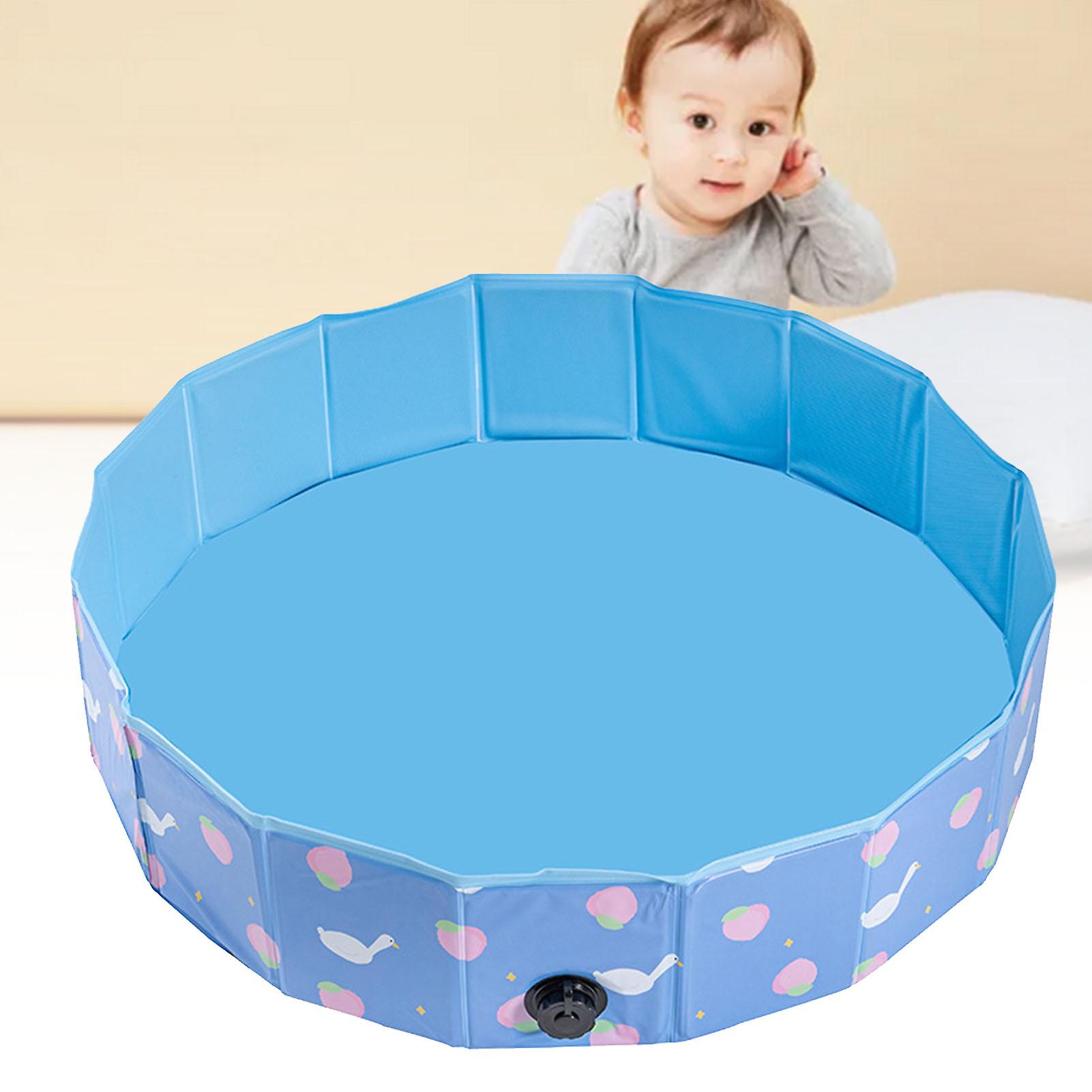Kids Ball Pool Foldable Ocean Play Game Pool, 31.5 x 7.9in