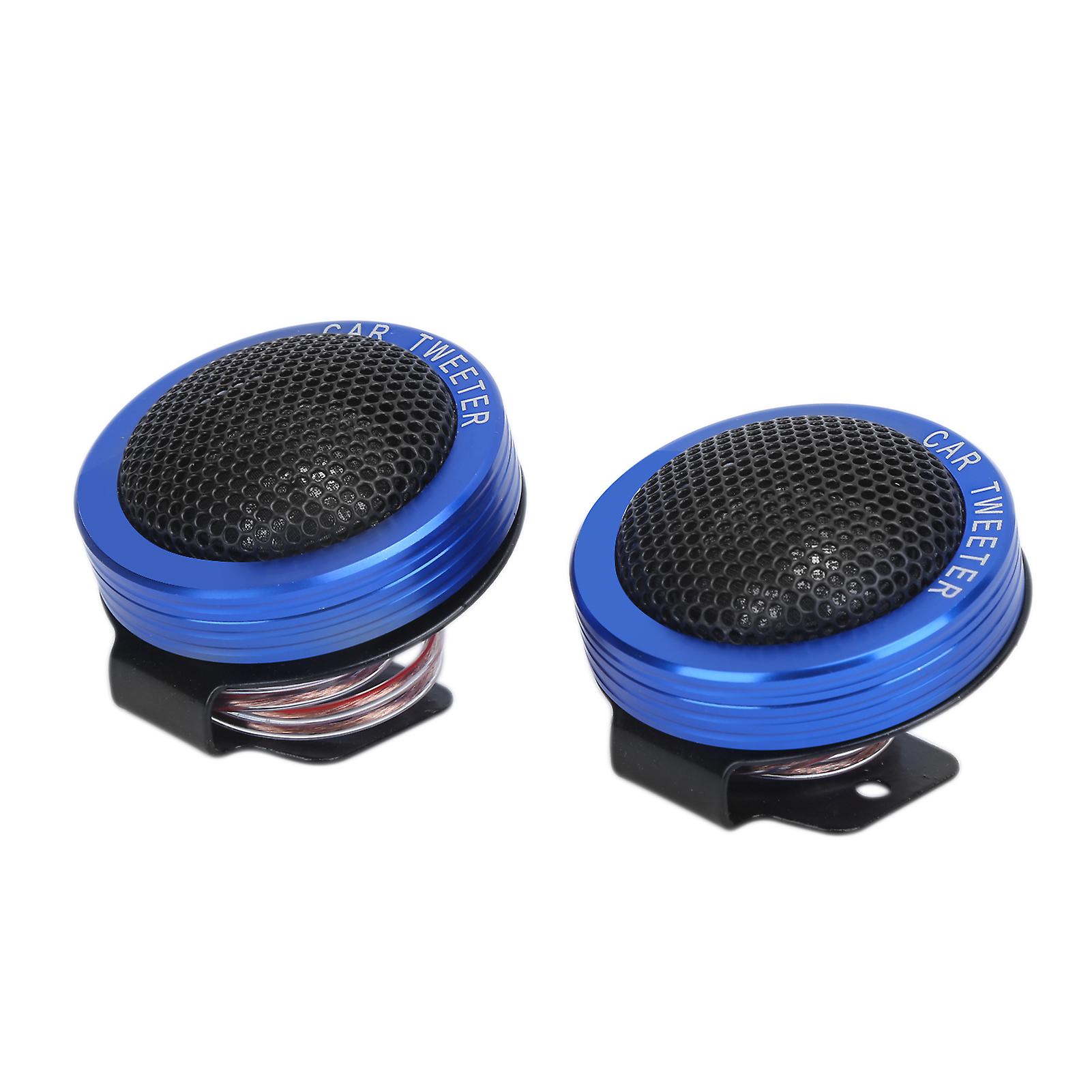 Pair Car Mini Tweeter Speaker Dome 150W 4Ω 98dB High Resolution Sound Universal for Audio SystemBlue