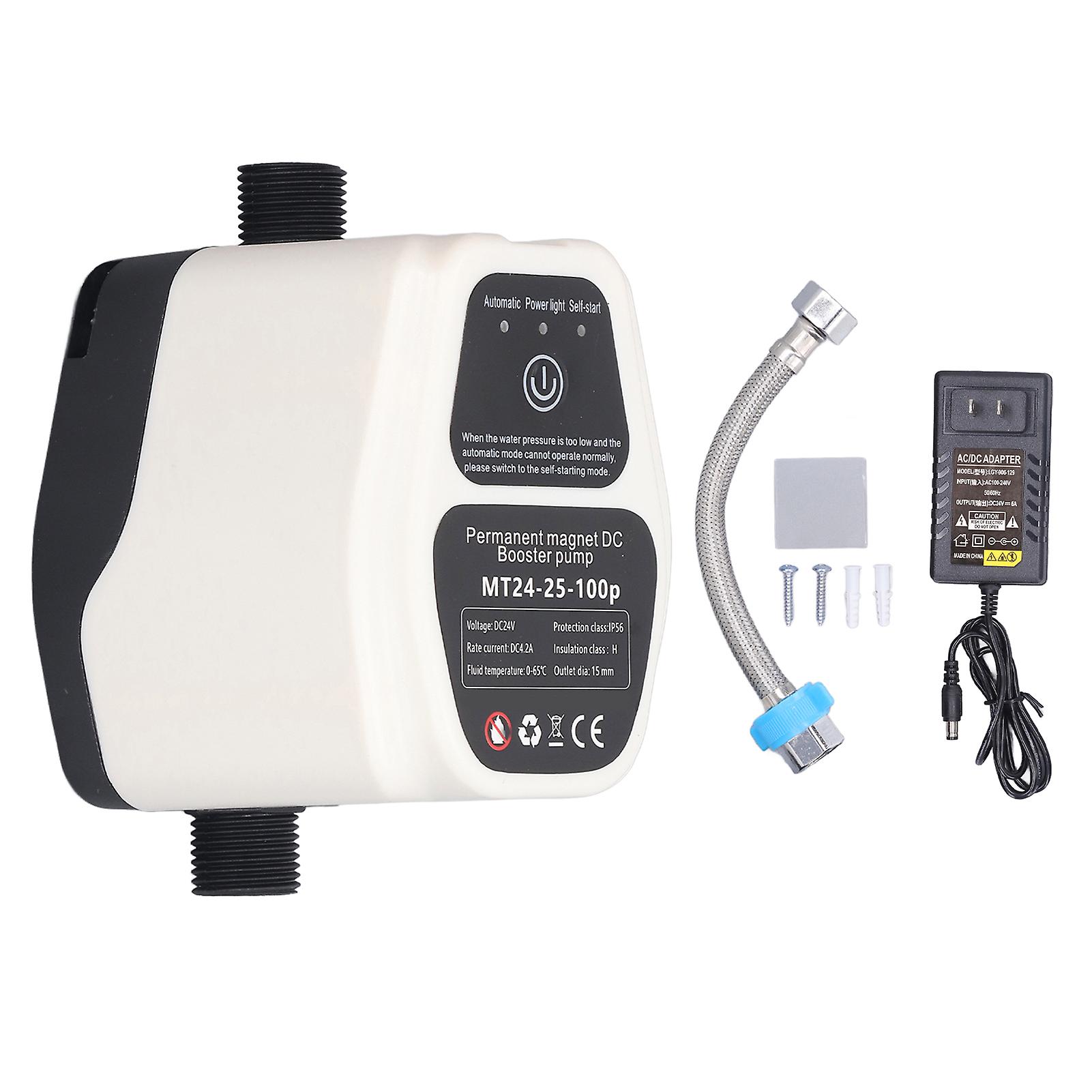 Pompe di pressione 100 W 24 V 25 L, entièrement automatique, détection intelligente, silencieuse, prise US 100-240 V