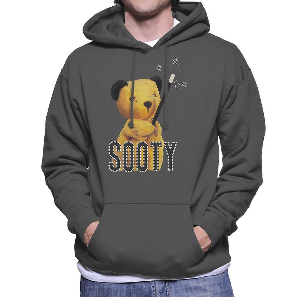 Sooty Retro Magic Wand Men's Hooded Sweatshirt