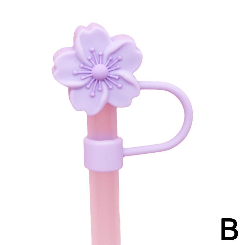 Blume Silikon Strohhalmabdeckung für Stanley Cups Strohhalm Top Staubdichter wiederverwendbarer Strohhalm