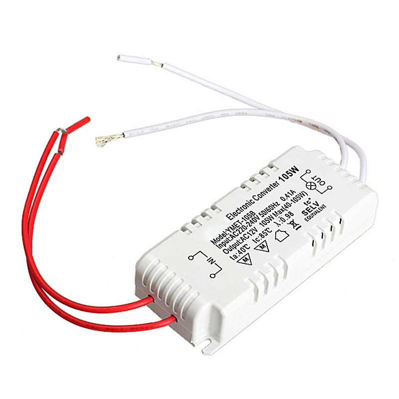 105W 12V Halogen Light LED Electronic Transformer Power Supply Driver