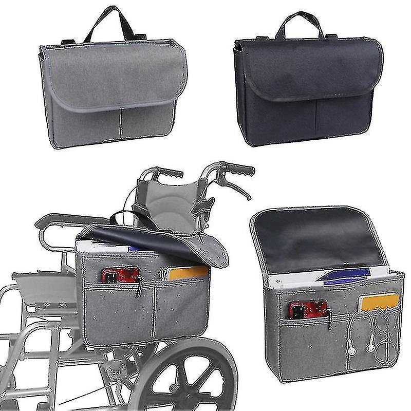 Taška na invalidní vozík Taška na přenášení invalidního vozíku Příslušenství loketní opěrky invalidního vozíku Boční taška s kapsami-YUHAO