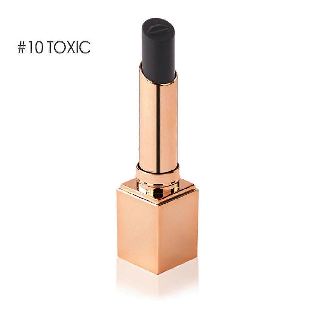 Rouge à lèvres mat à la mode Brillant à lèvres antiadhésif imperméable à l’eau longue durée #10
