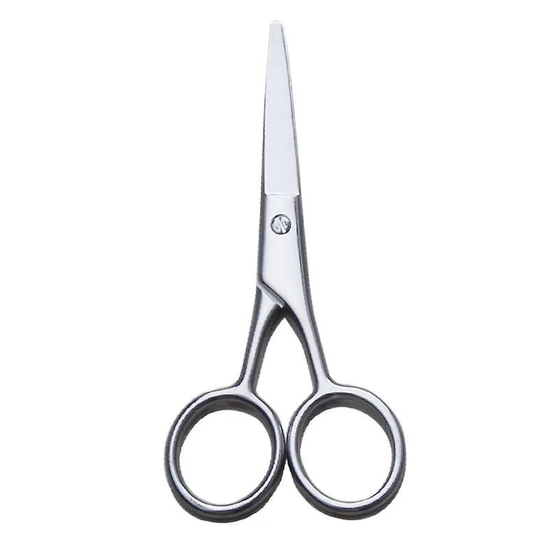 מספריים שיער אף עגול עובי 3.5 מ"מ מספריים לזקן נירוסטה מספריים לזקן בגדי ריקוד גברים מספריים לשיער האף ~ 20251