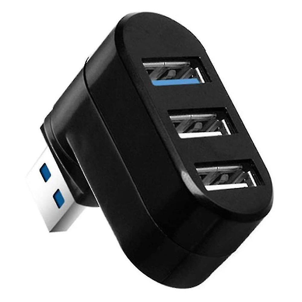 2023 New Usb Hub 3/6 Port High Speed Usb Hub 3.0 Multiple Splitter Black