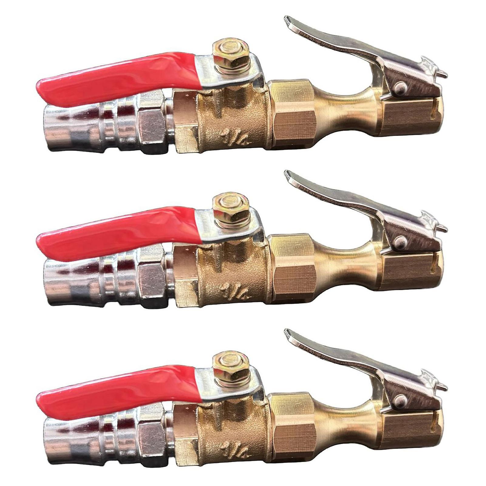 Tire Inflator Nozzle with Locking Clip Efficiency Tire Inflating Nozzles for Bike SUV Van