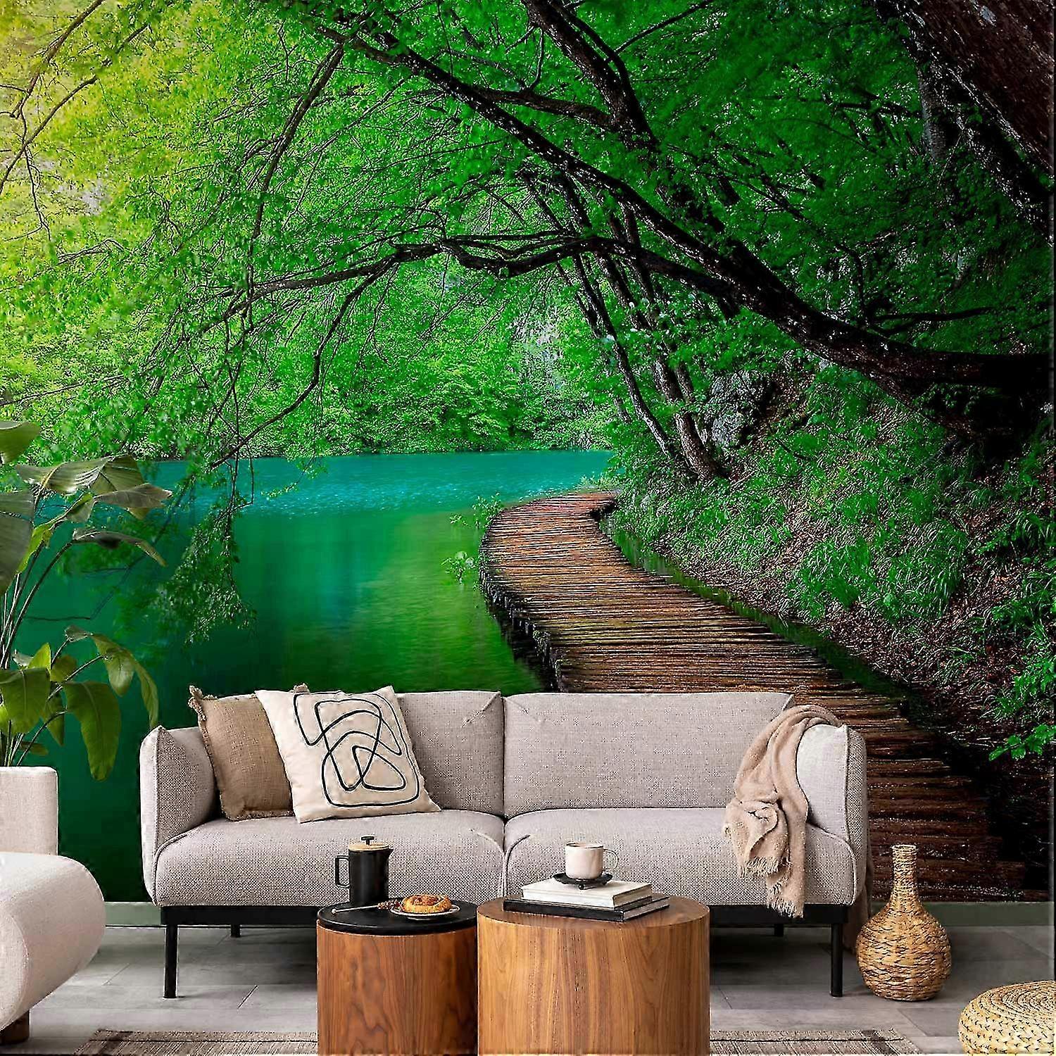 Zelfklevende muurschildering - Groene vrede