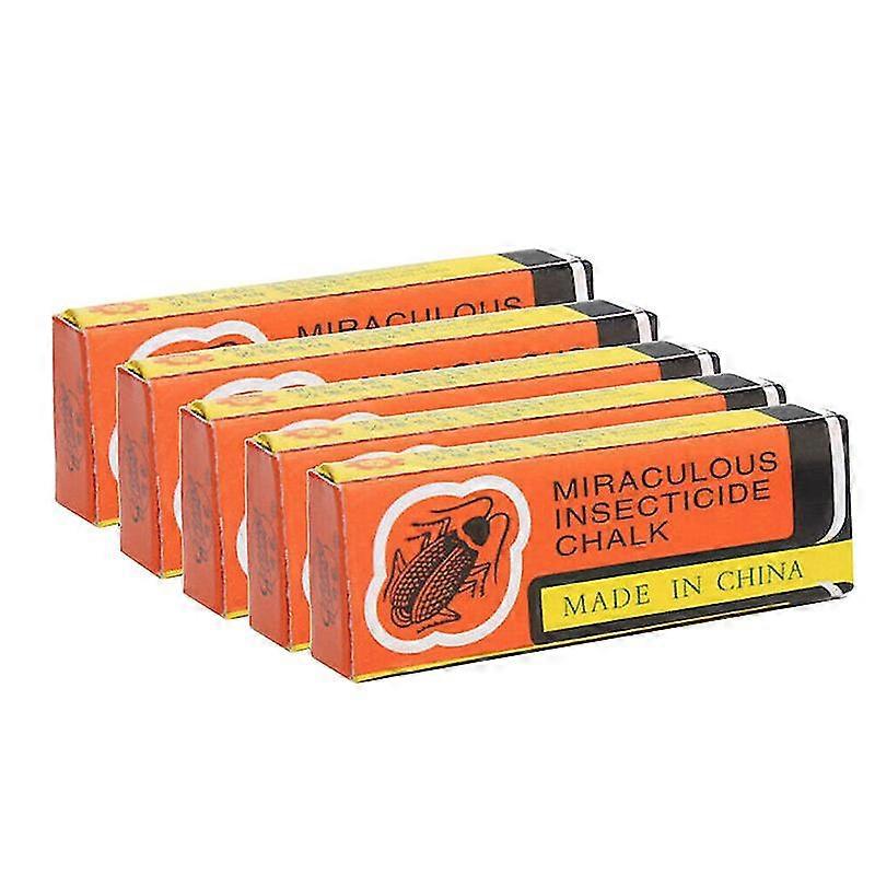 Pack Of 5 Cockroach Repellers Magic Dust Free Chalk For Cockroachs Ants