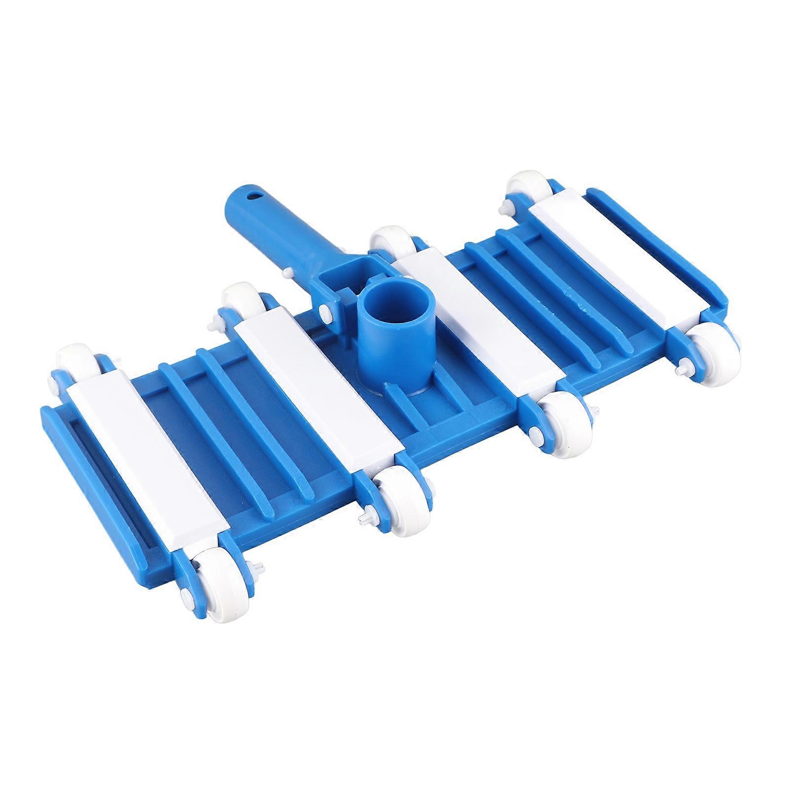 Swimming Pool Vacuum Head with Wheels Removable Adjustable Handle Cleaning Tools