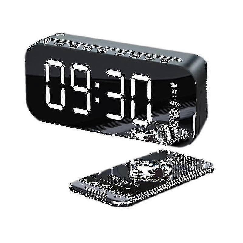 Multifunctional Led Digital Alarm Clock, Bluetooth Speaker, Bedside Desktop Luminous Electronic Music Box