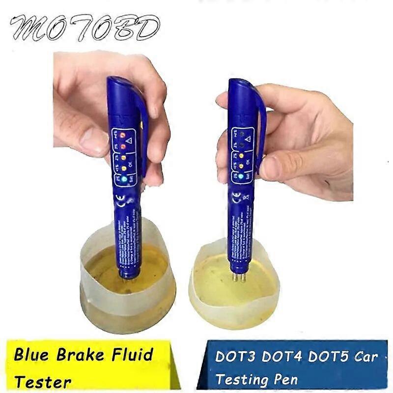 Blue Brake Fluid Tester for DOT3 DOT4 DOT5 Car Testing Pen Mini Indicator Electronic Brake Fluid Liquid Diagnostic Tool ST1M525