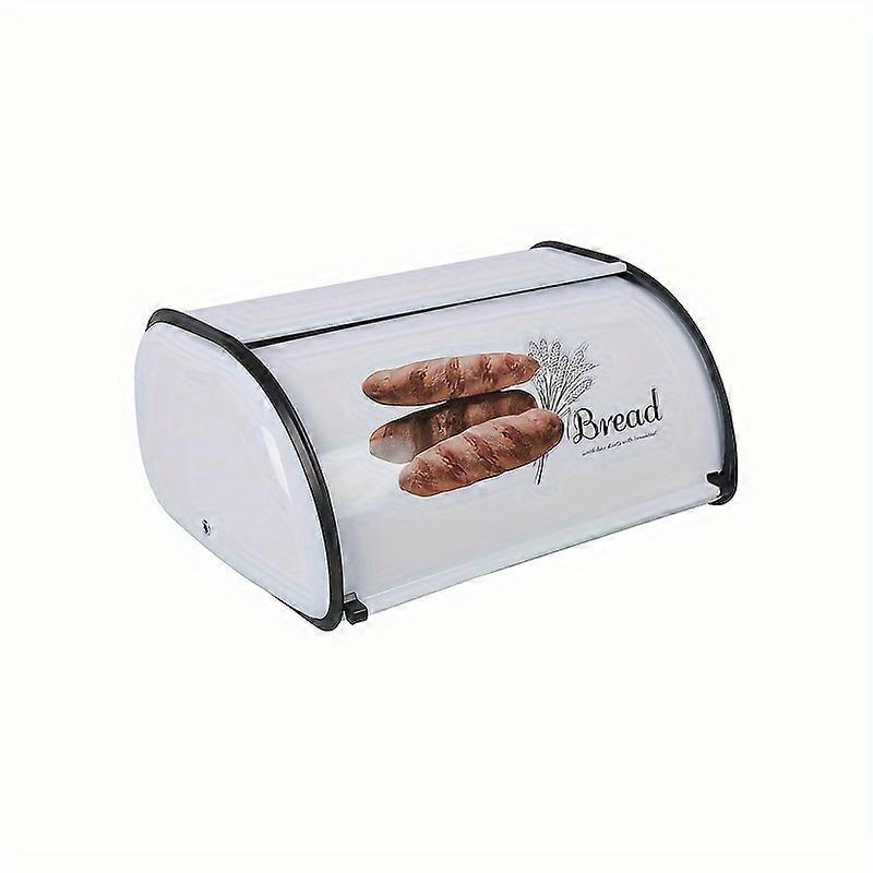 ビンテージブレッドキーパー-焼きたてのパン、トースト、果物、野菜を保管するための蓋付きの気密性、再利用性、耐久性のあるパンビン-理想的なキッチンオーガナイズ