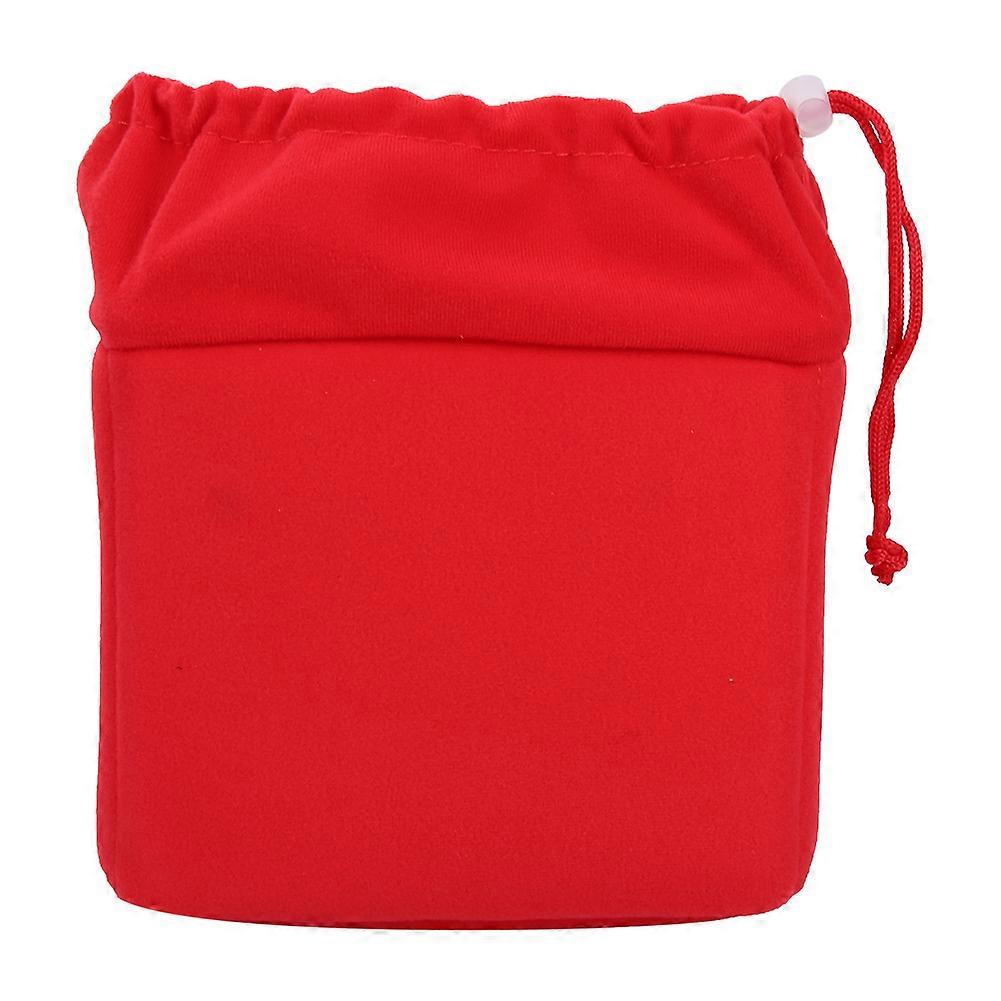 Waterproof Shockproof Dslr Camera Lens Insert Bag Padded Case With Drawstring (red)