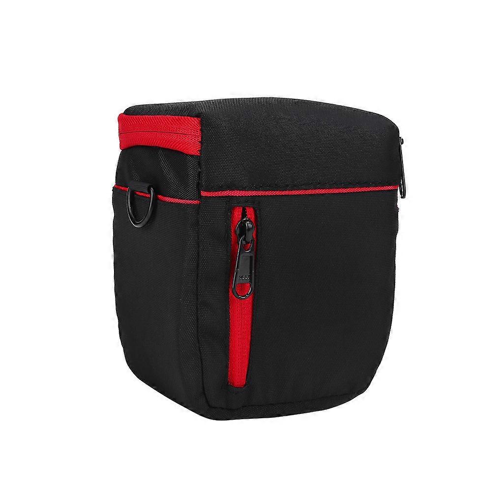 Outdoor Lightweight Small Camera Nylon Anti-shock Bag With Adjustable Strap (red)