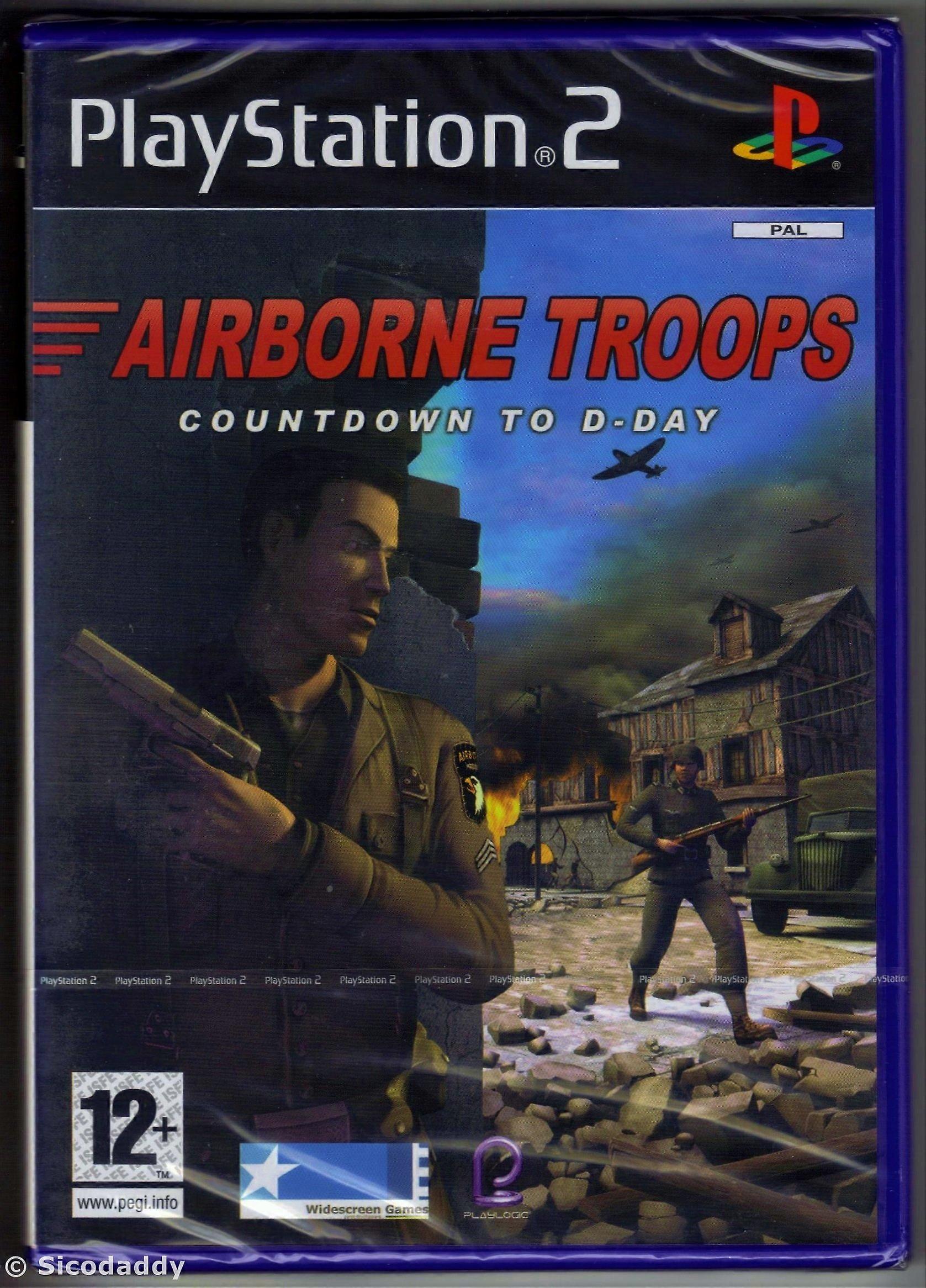 Airborne Troops Countdown to D-Day (PS2) UK Pal Version - PAL - New & Sealed