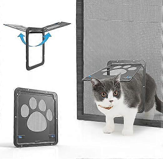 nice Cat Screen Door, Easy to Install, Lockable Screen Door, Suitable for Small/Medium Cats/Dogs