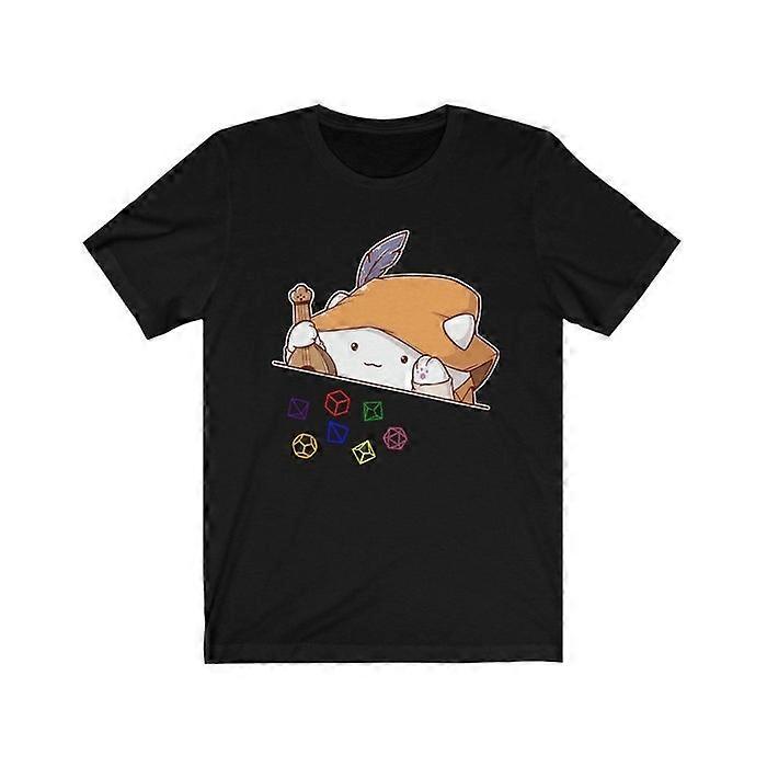Bard Cat Throwing Dice T-Shirt Bard Class Rpg Game Master Tabletop RPG Tabletop Games RPG