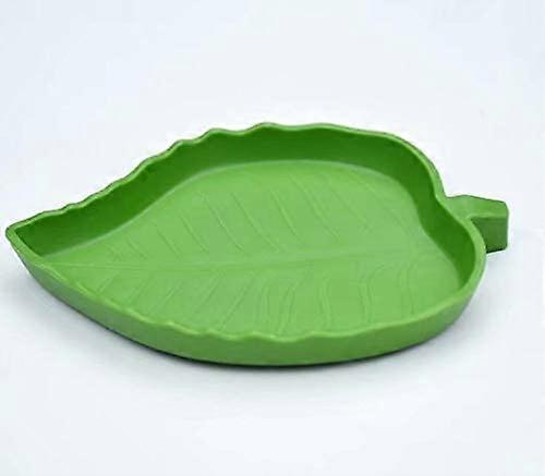 Leaf Shape Turtle Reptile Water Bowl-5Pc