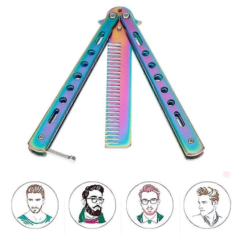 Faltbarer Taschenkamm Aus Edelstahl – 22,9 Cm Ausziehbar, Praktisch Für Unterwegs