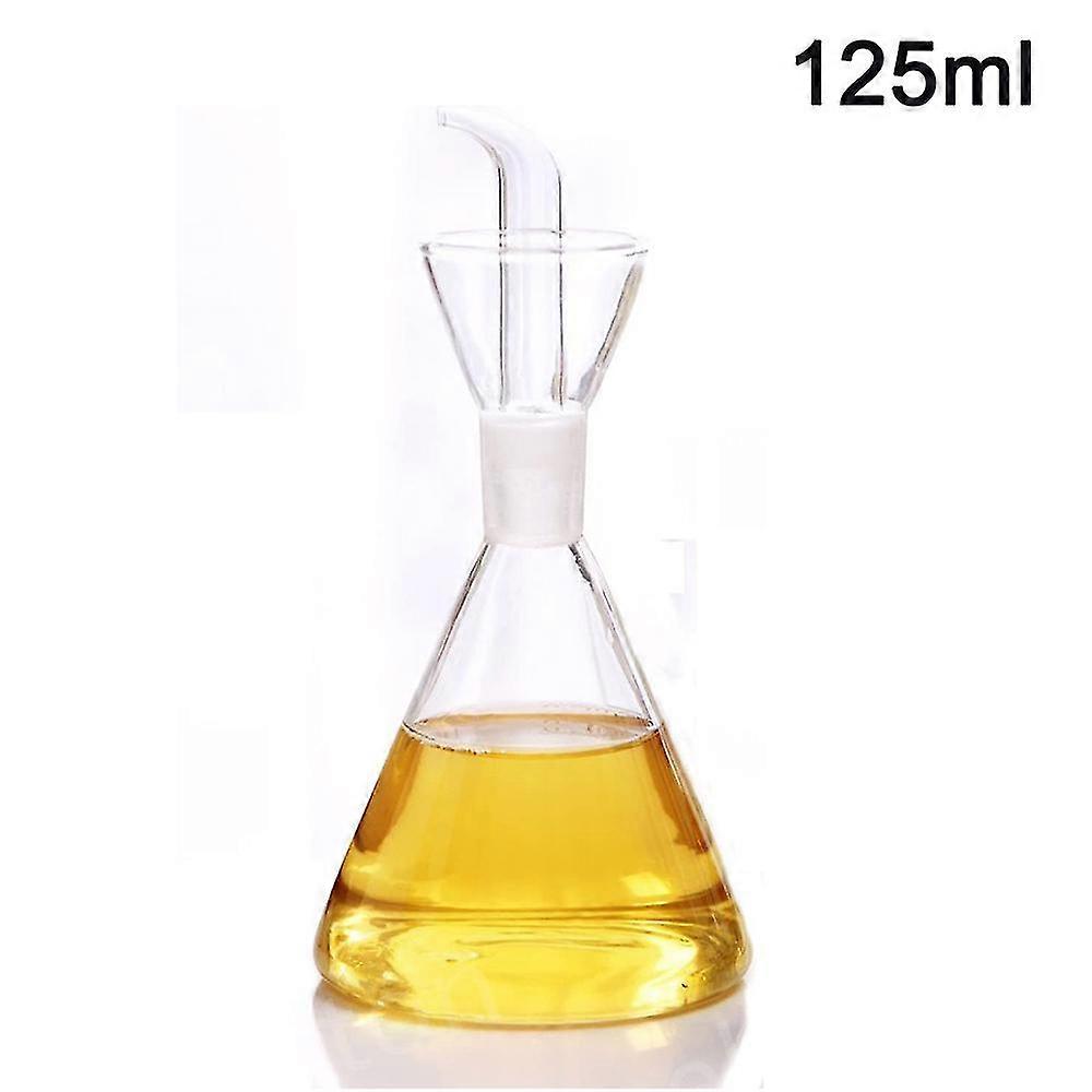 Glas - Trekantet 125ml borosilikatglas olivenoliedispenser