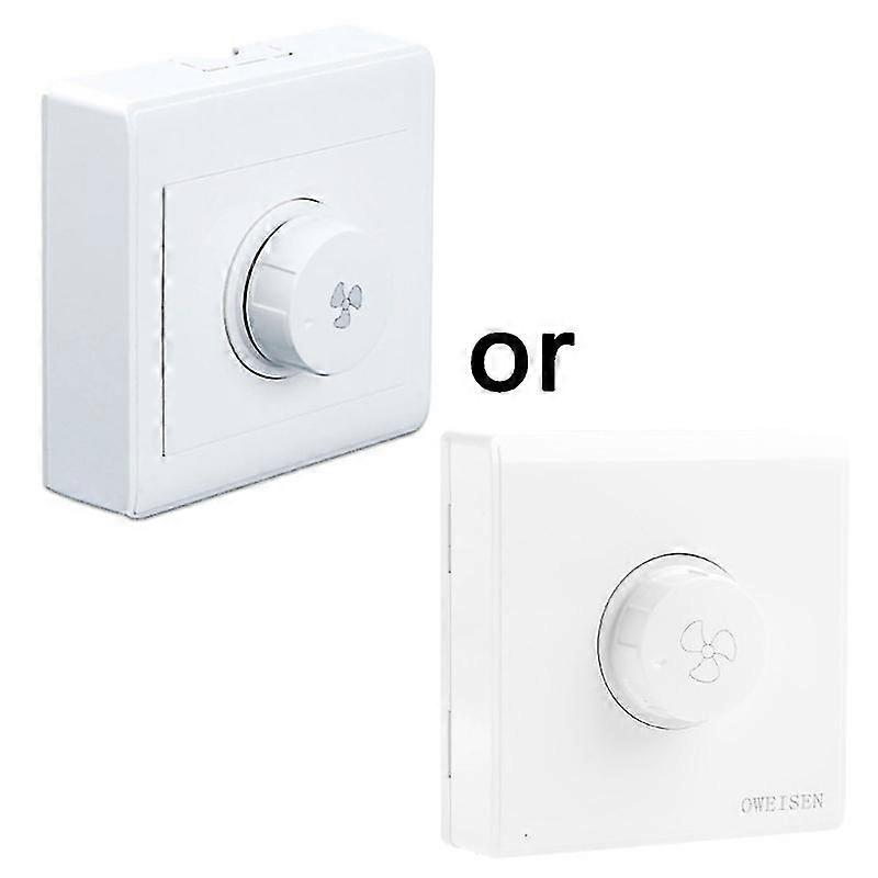 Fan Control Rotary Switch Fan Stepless Speed Dimmer Wall Mechanical Switch