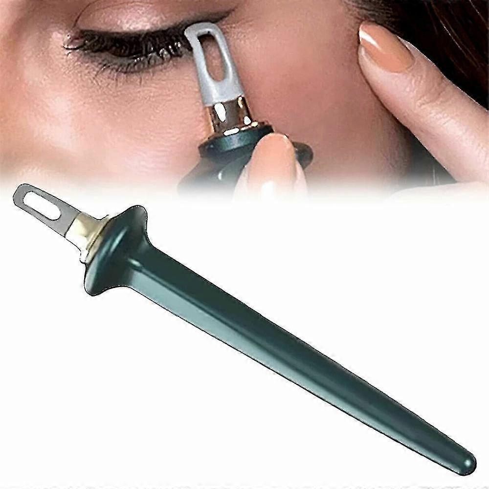 Reusable Easy No-skip Eyeliner Gel Silicone Eyeliner Brush For Shaky Hands Beginner Makeup Eyeliner Guide Tool(1pcs, Green)