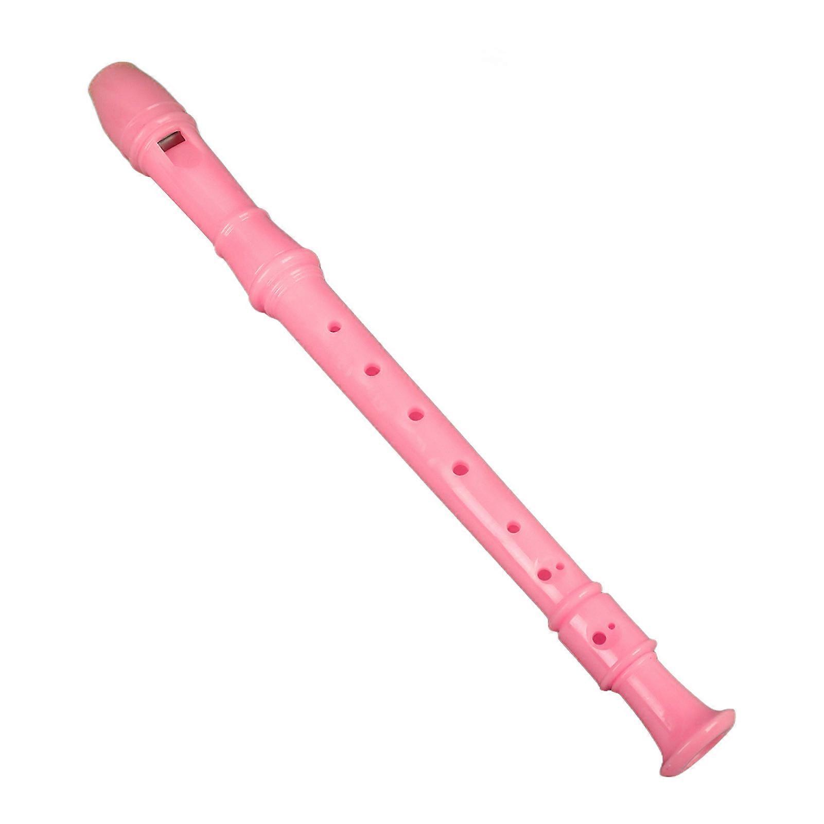 8 Loch Rosa ABS Diskant Blockflöte Leichte tragbare Flöte