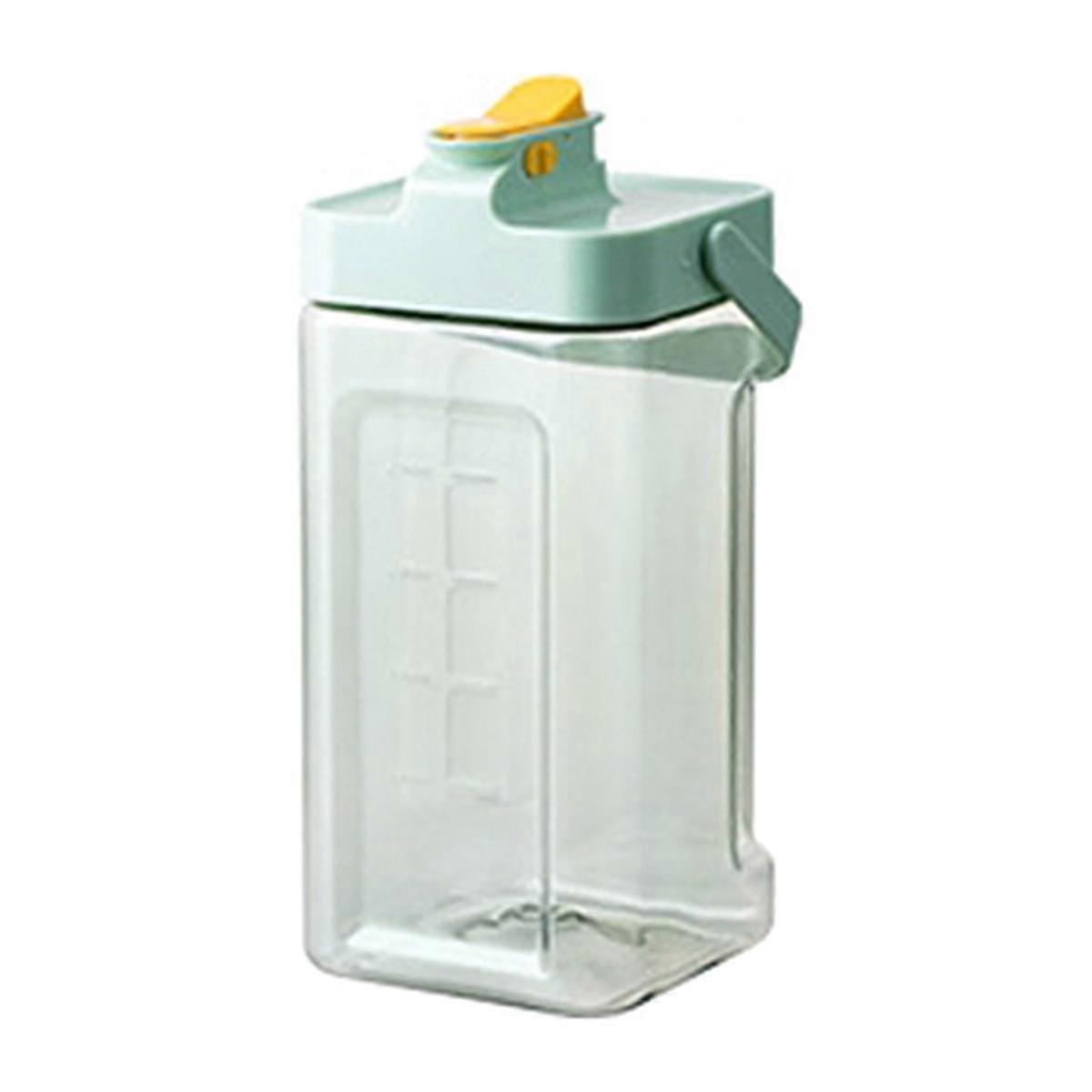Summer Drink Dispenser with Tap, Large-Capacity Juice Drink Dispenser, Cold Kettle with Faucet,Green 3.5L