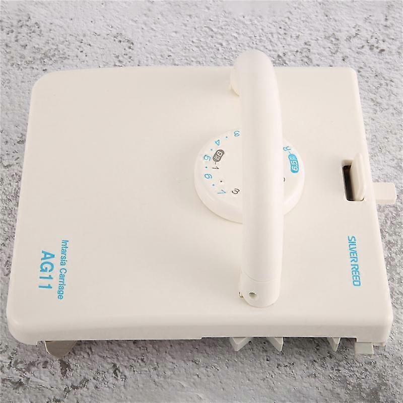 Langlebiger AG11 Intarsienschlitten für LK100 LK150 Strickmaschinenzubehör weiß