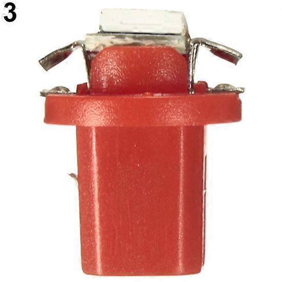 10x B8 5D Gauge LED Car Dashboard Bulbs Width Lamp Panel Light Indicator Lamp DC 12V