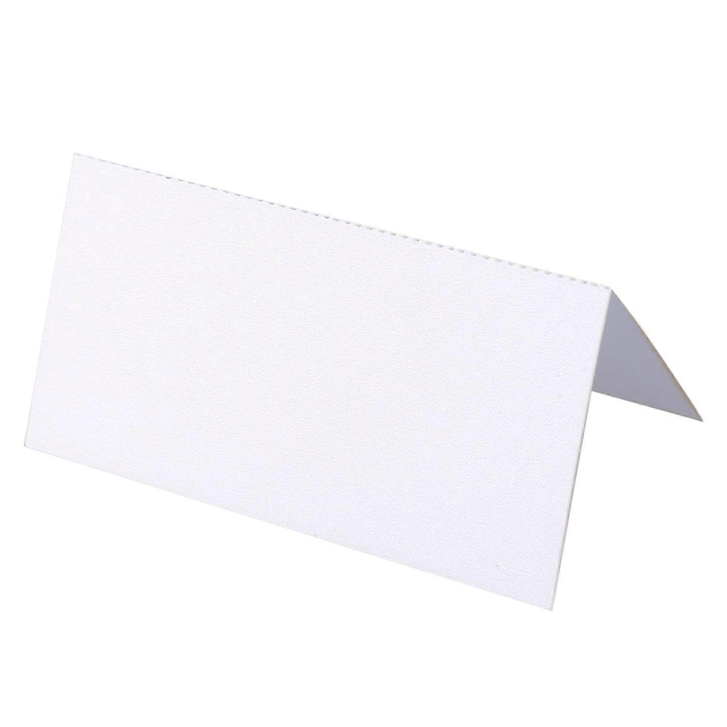 100 Blank Table Name Place Cards, Many Colours - White, Party, Wedding
