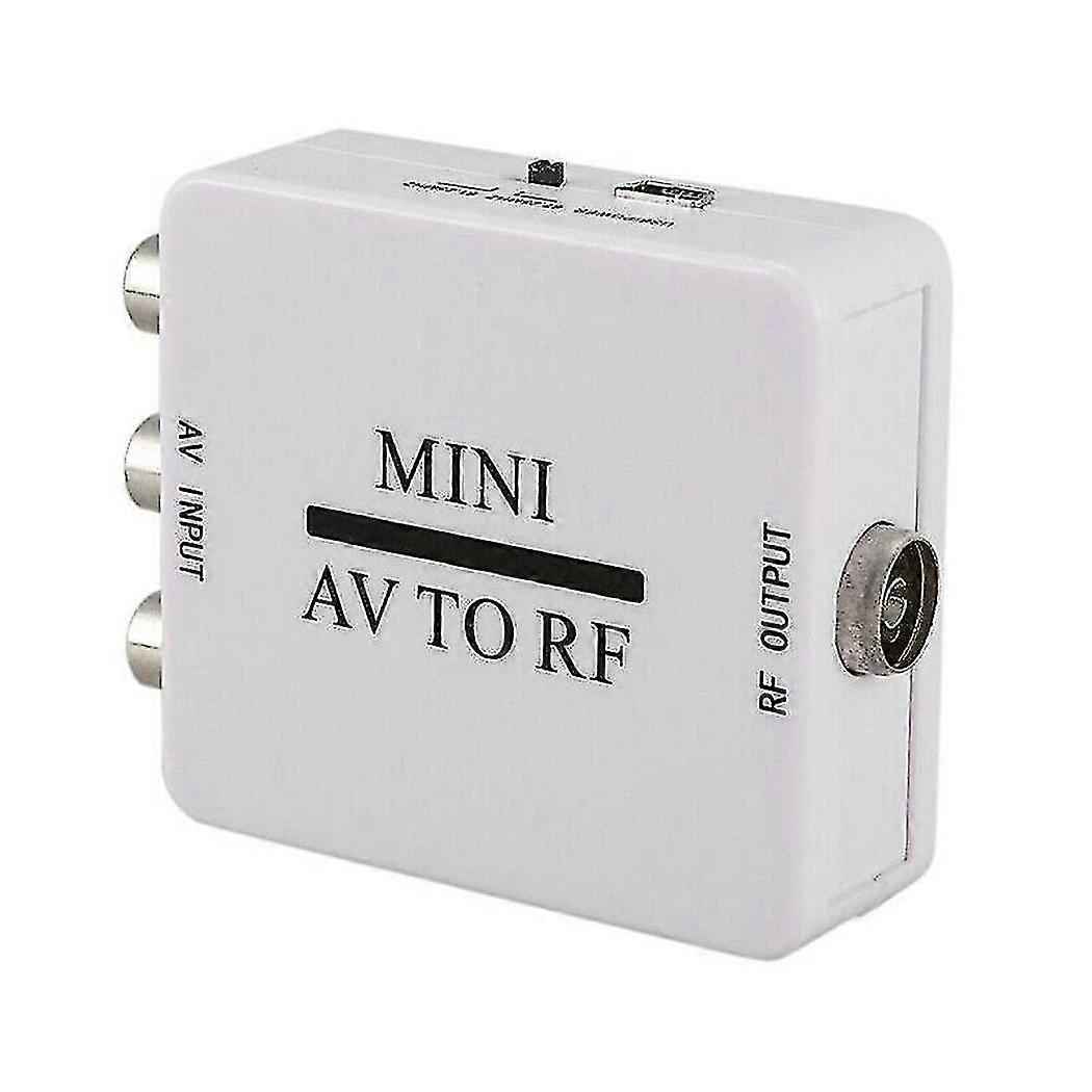 Mini Hd Video Converter Box Rca Av Cvsb To Rf Video Adapter Converter