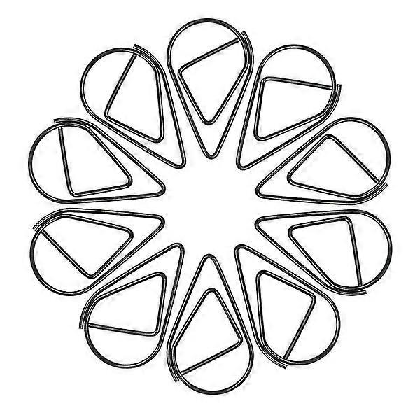 100 Durable Rust-Resistant Paper Clips for Office Use