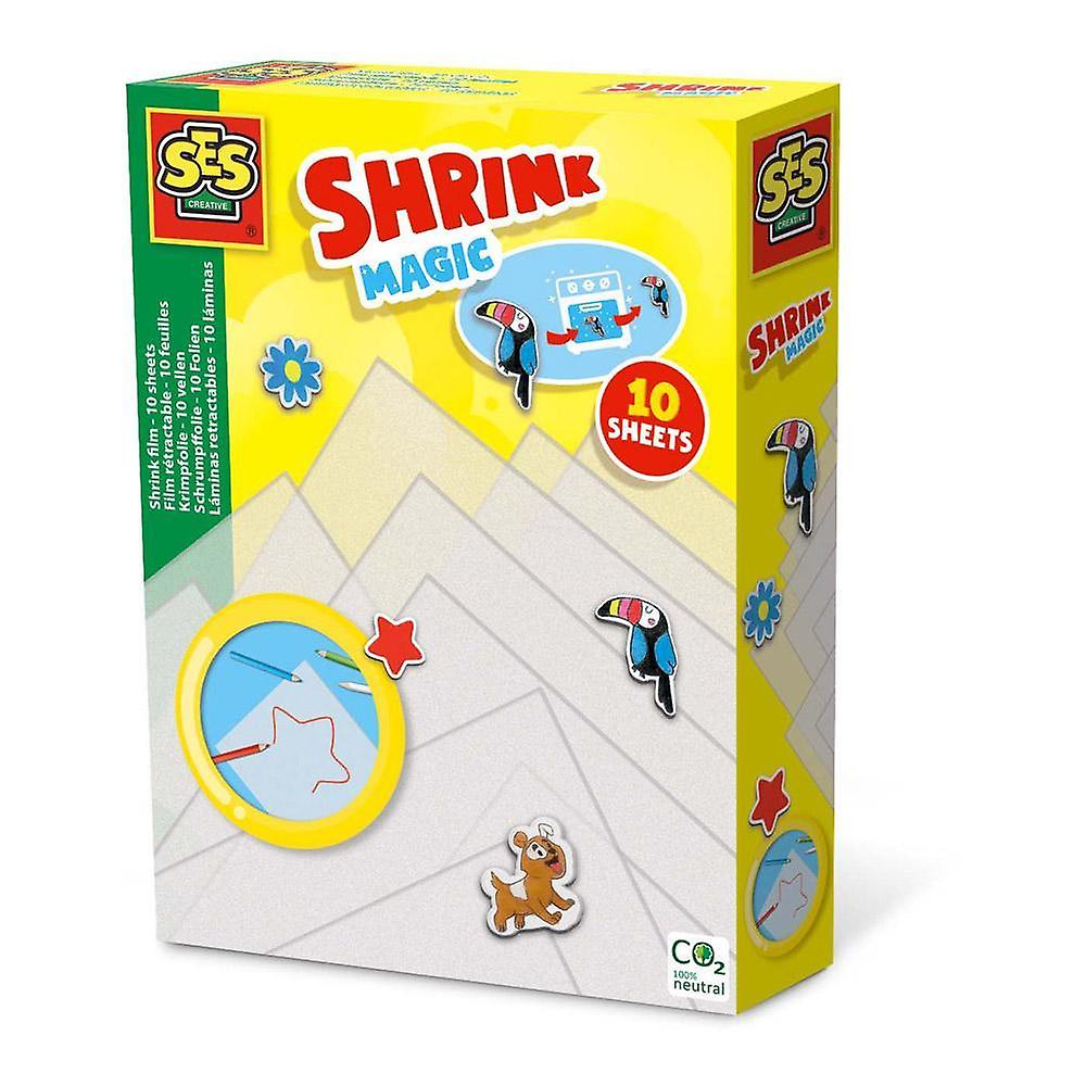 SES Creative Children's Magic Shrink Film Set with 10 Sheets