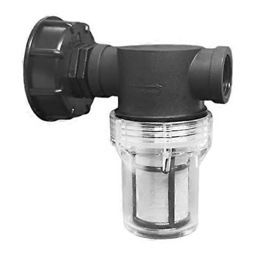 Outlet Tap Connection IBC Tank Accessories Tap Adapter for Water Tank 1000 L with Filter Function S60x6 Water Tank Adapter IBC (34 Inch Male Thread