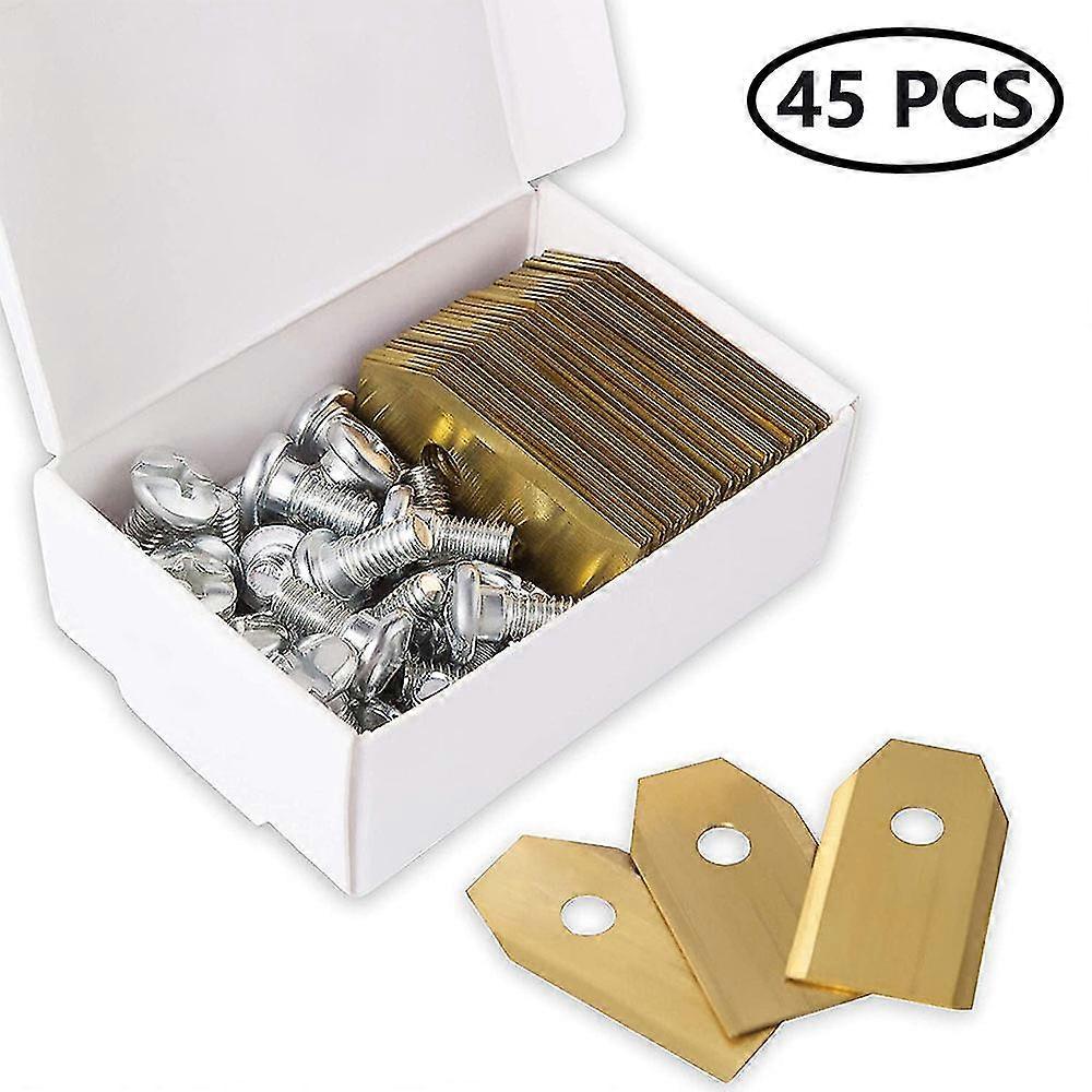 Tool Parts 30/45pcs Automower Blades Stainless Steel, Robotic Mowers