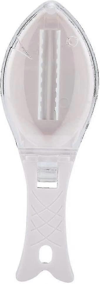Quick And Safe Fish Scale Scraper - Fish Peeler, Kitchen Tools, White
