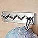 Self Adhesive Coat Hooks Stainless Steel Decorative Sticky Wall