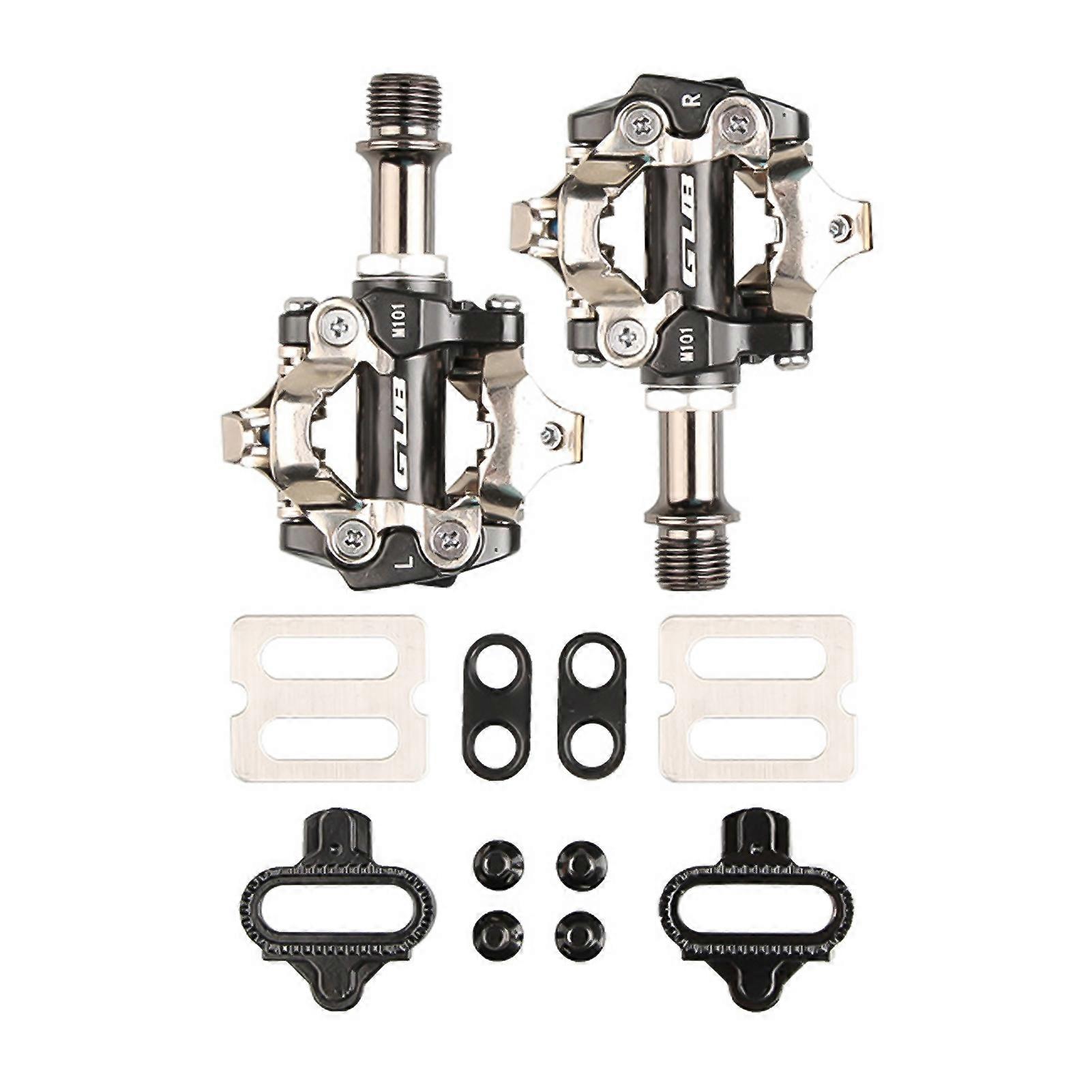 Kaesi 2Pcs GUB MTB Chromium Molybdenum Steel Self-Locking Bike Clipless Pedals