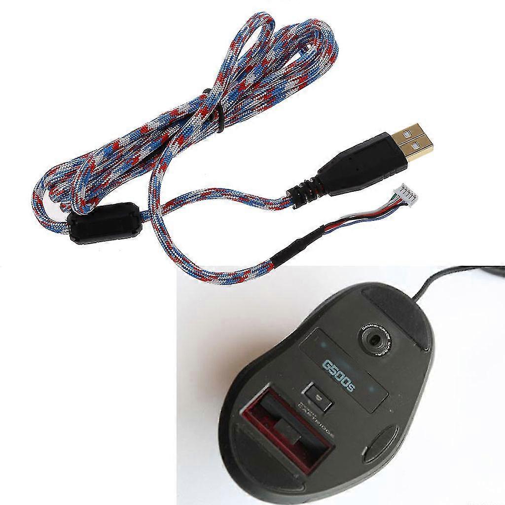 Umbrella Rope Mouse Cables Soft Durable Wire For Logitech G500 G500s Mouse
