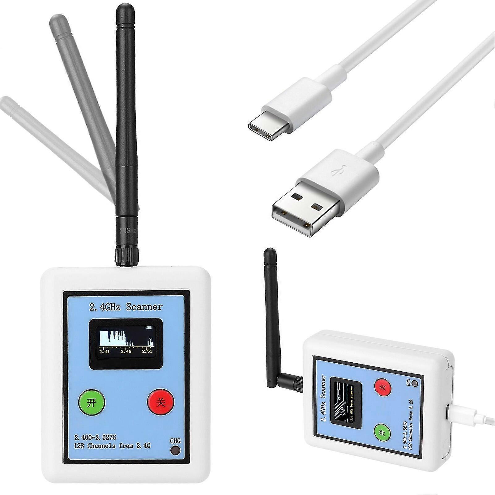 2.4g Spectrum Analyzer Nrf24l01+ Module Oled Display Screen A Type Power Display Model Aircrafts Signal Wifi Signal Detection
